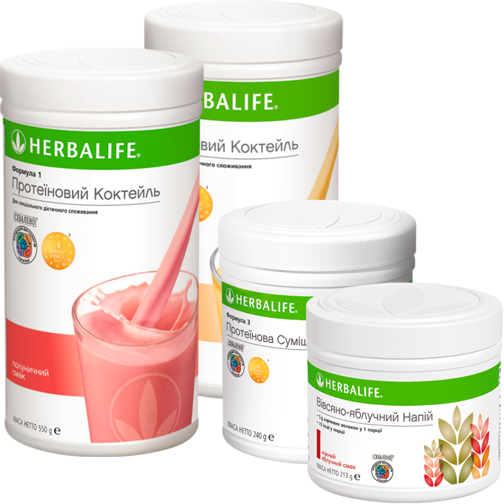 Базова програма зниження ваги Herbalife на 20 днів